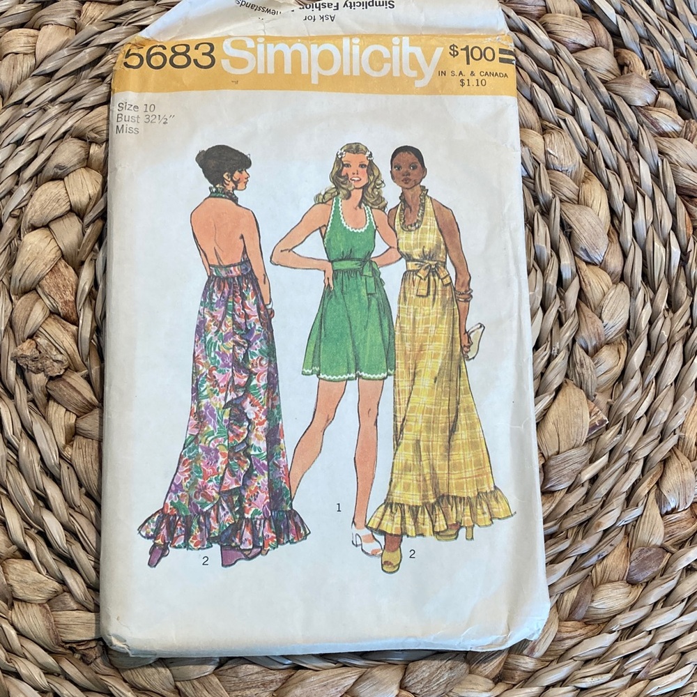 Vintage Sewing Pattern Simplicity 5683